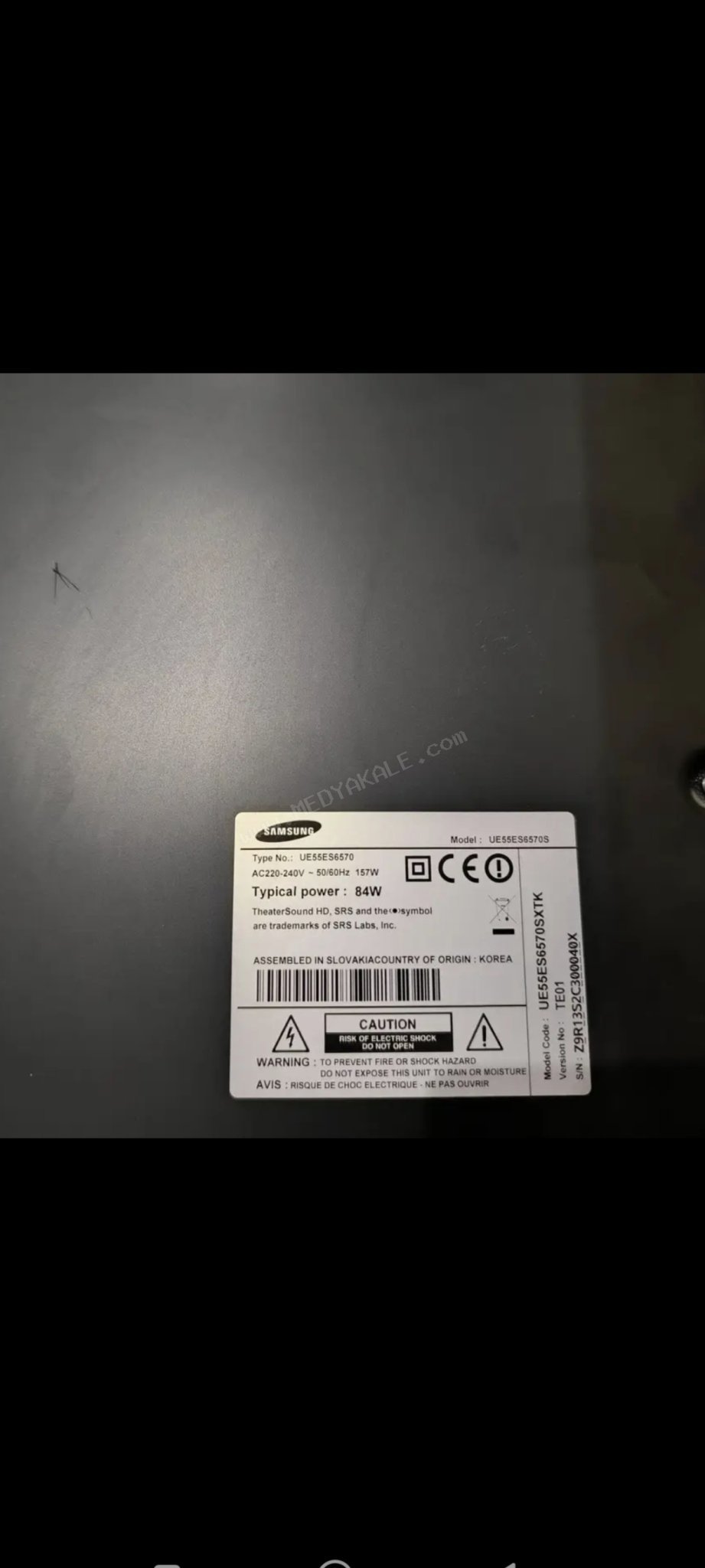 Samsung 55 inç tv - 3. fotoğraf